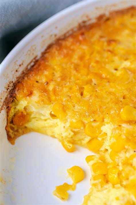 Creamy Corn Pudding The Kitchen Magpie Creamy Corn Corn Pudding Recipes Sweet Corn Pudding