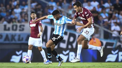 Racing le sacó el invicto a Lanús El Diario del centro del país