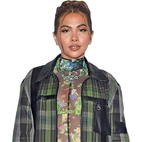 Hayley Kiyoko Floral Half Body Buddy Celebrity Cutouts