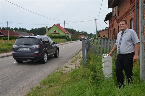 Gmina Borzytuchom Wójt ma bat na piratów drogowych W Jutrzence będzie