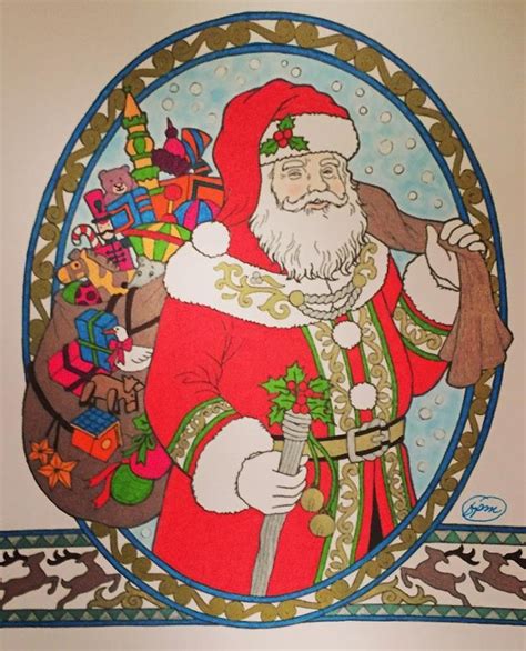 Colorful Christmas Coloring Page