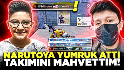 Narutoya Yumruk Atti Vs Attim Pubg Mobile Youtube