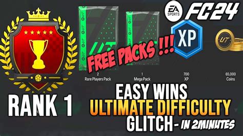 FC 24 Ultimate Squad Battles Glitch GET FREE RANK 1 REWARDS EASY