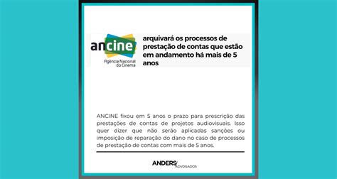 ANCINE arquivará todos os processos de prestação de contas que estão em