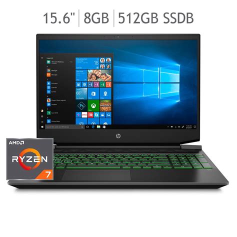 HP Pavilion Gaming Laptop 15 6 AMD Ryzen 7 3750H 8GB 512GB SSD