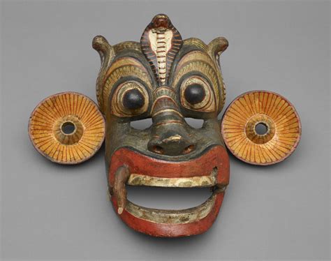 Our Objects Raksha Demon Mask Sri Lanka Multilingual Museum