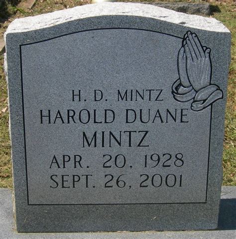 Harold Duane Cowboy Mintz Find A Grave Memorial