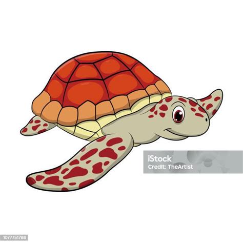 Turtle Cartoon Drawing Illustration Stock Illustration - Download Image ...