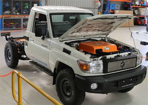 Toyota's Land Cruiser bakkie could have an electric future