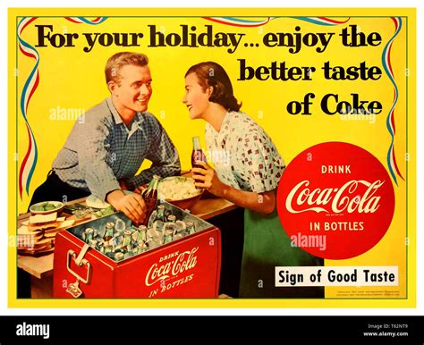 Pubblicita Anni 50 America Coca Cola Immagini E Fotografie Stock Ad