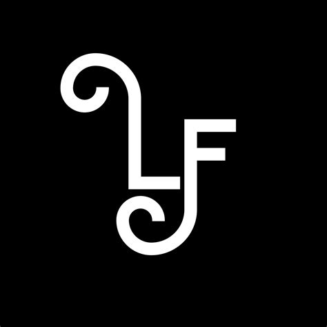 Cr Ation De Logo De Lettre Lf Lettres Initiales Lf Ic Ne Du Logo