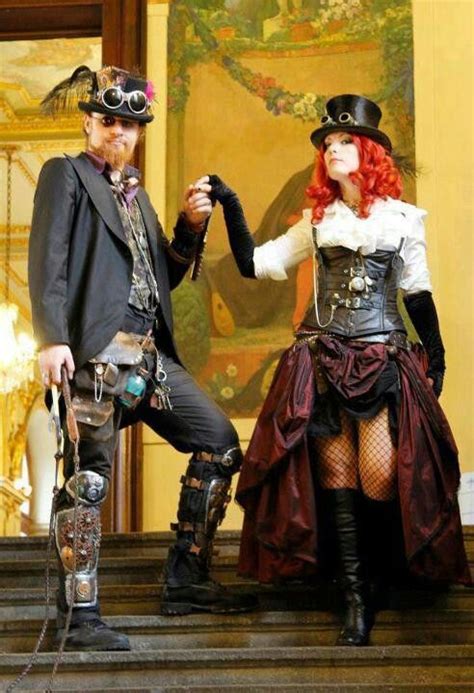 Steampunk Couple Steampunk Couples Costume Steampunk Clothing Steampunk Fashion Women