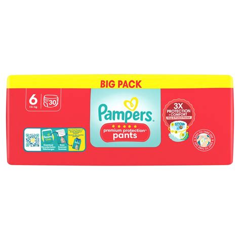 Pampers Premium Protection Pants Gr 6 15 Kg Big Pack 30 Stück