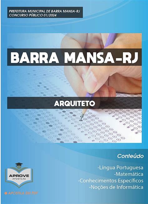 Apostila Barra Mansa Arquiteto Aprove Apostilas