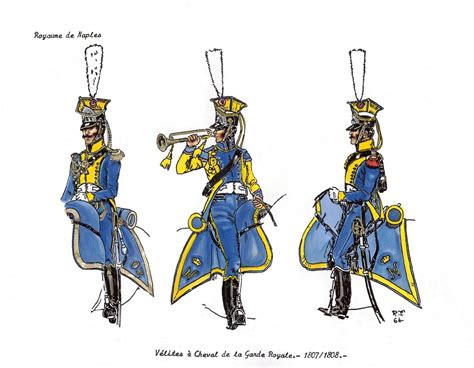 Kingdom Of Naples Royal Guard Velites A Cheval 1807 08 Kingdom Of