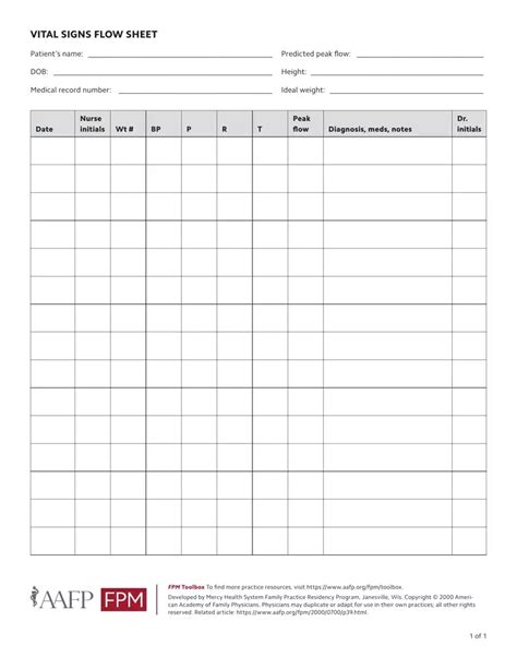 Free Printable Vital Sign Sheets Free Printable A Z