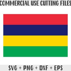 Mauritius Flag SVG Original Colors, Mauritius Flag Png, Commercial Use ...