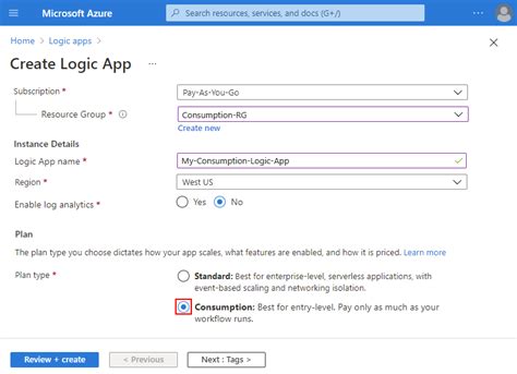 Create Example Consumption Workflow In Azure Portal Azure Logic Apps