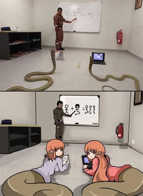 Sneks Need Education Too Lamia Naga Know Your Meme