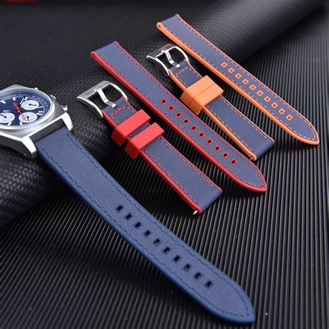 Juelong New Design Fkm Watch Strap Mm Mm Quick Release Hybrid