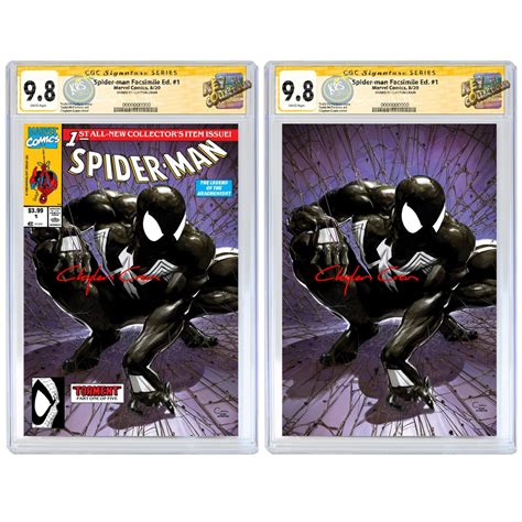 SPIDER MAN 1 CLAYTON CRAIN FACSIMILE VARIANT SET CGC SIGNATURE SERIES