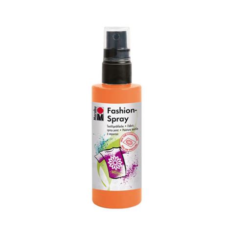 Marabu Fashion Spray Tangerine Ml Palette Art Supplies