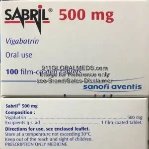 Buy Vigabatrin Sabril Mg Tablets Online Canada Hk Pharmacy Mp