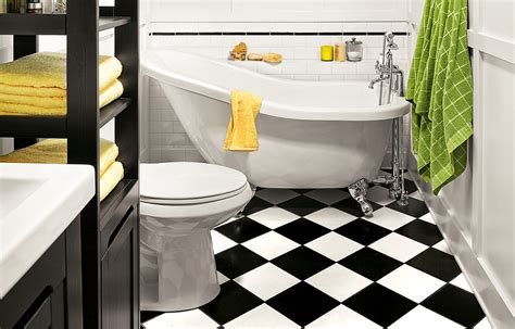 Vintage And Grandiose Checkered Bathrooms