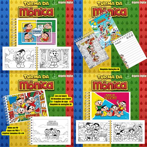 Livro De Colorir Turma Da Monica - 5