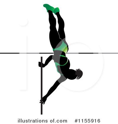 Pole Vault Clipart #1146542 - Illustration by Lal Perera