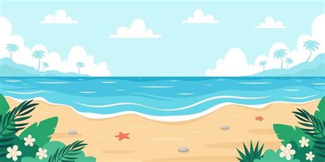 Seashore Vector Art, Icons, and Graphics for Free Download