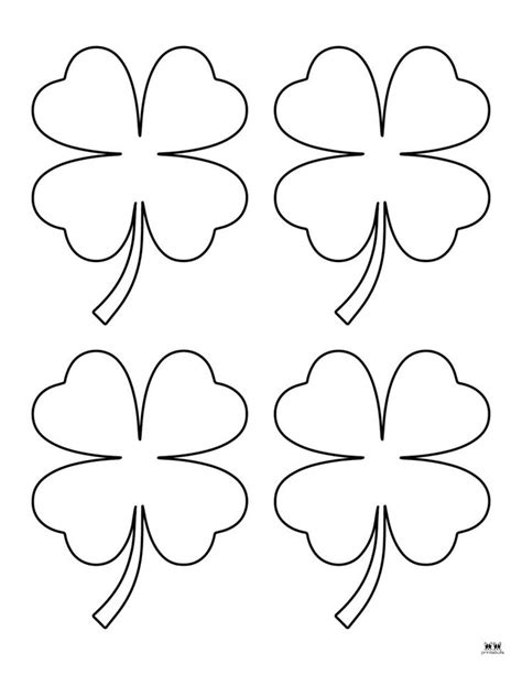 Shamrock Templates Coloring Pages 30 FREE Printables Printabulls