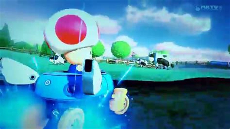 Wii U Mario Kart Wii Moo Moo Meadows Youtube