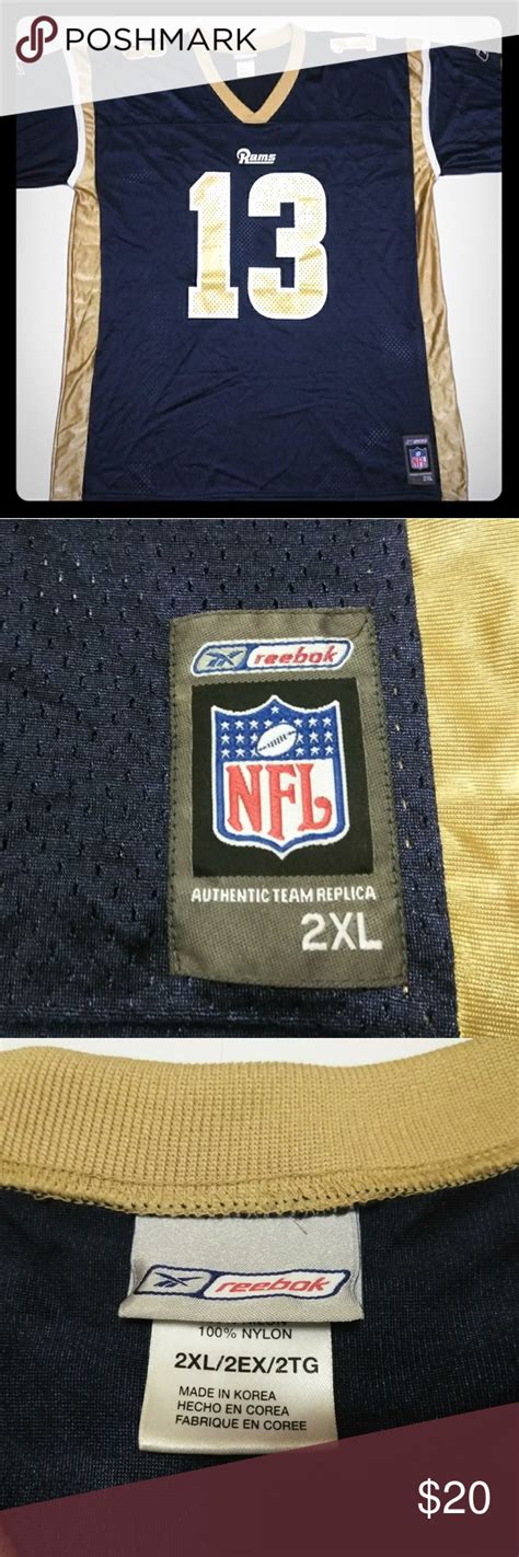 NFL St. Louis Rams Authentic Team Replica Jersey | Nfl, Jersey, St ...