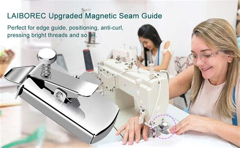 Laiborec Magnetic Seam Guide For Sewing Machine Magnetic