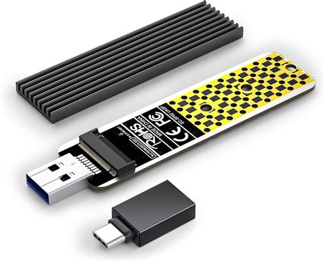 NVMe Gehäuse ANYOYO 10 Gbps USB 3 2 Gen2 M2 SSD Gehäuse USB C SSD M2