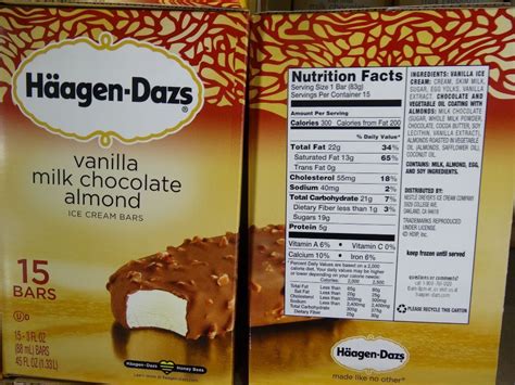 Haagen Dazs Ice Cream Calories