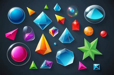 Premium Photo Transparent Shapes Stock Illustration