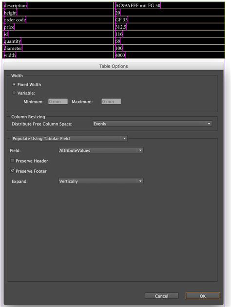 Working With Tabular Fields In Design Plugins 65bit Software