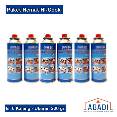 Jual Paket Hemat Gas Hi Cook Gas Portable Gas Kaleng Gas Camping