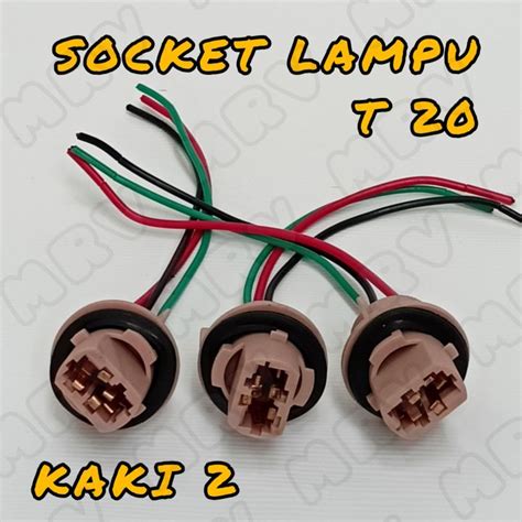 Socket Bohlam Lampu T Kaki Soket Lampu Sein Lazada Indonesia