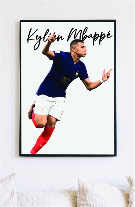 Set Of 3 Prints Mbappe Messi Neymar Poster Neymar Instant Download Wall Art Decor Mbappe Psg