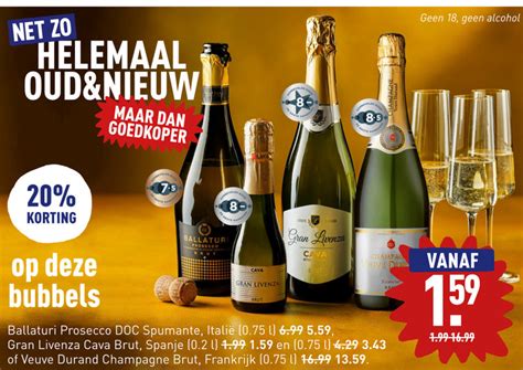 Champagne Sparkling Wijn Folder Aanbieding Bij Aldi Details