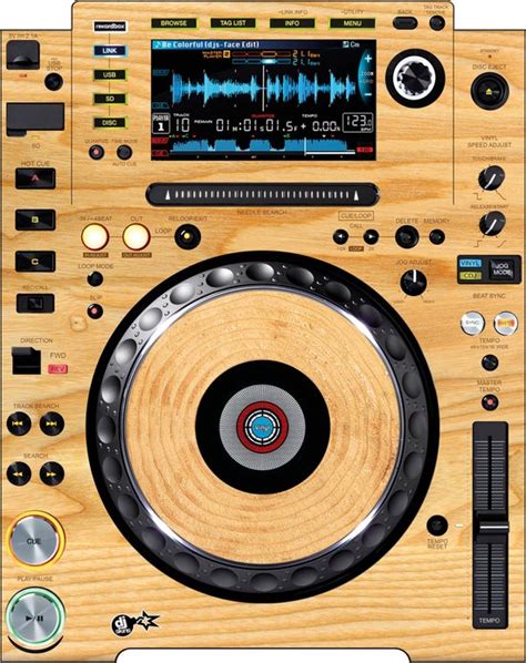 Dj Skins Pioneer Cdj Nxs Skin Woody Dj Skin Bol