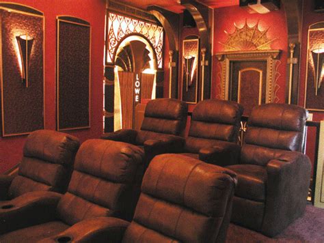 Home Cinema Art Deco Home Home Home Theater