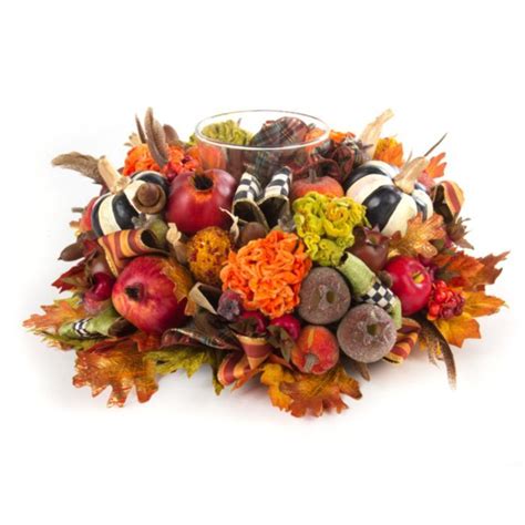 Autumn Harvest Candle Centerpiece | Candle centerpieces, Fall harvest ...