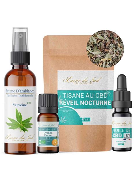 Coffret Bien Dormir Cbd Producteur Distillateur Lueur Du Sud