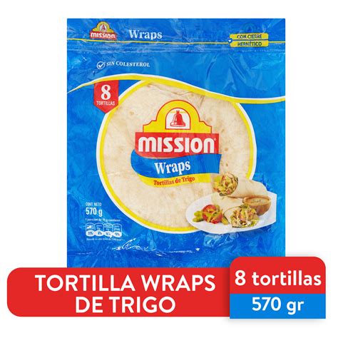 Comprar Tortilla Trigo Mision Wraps De 5 Unidades 356gr Walmart Honduras