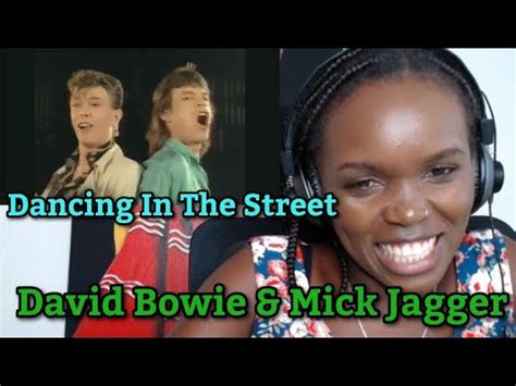 African Girl Reacts To David Bowie Mick Jagger Dancing In The