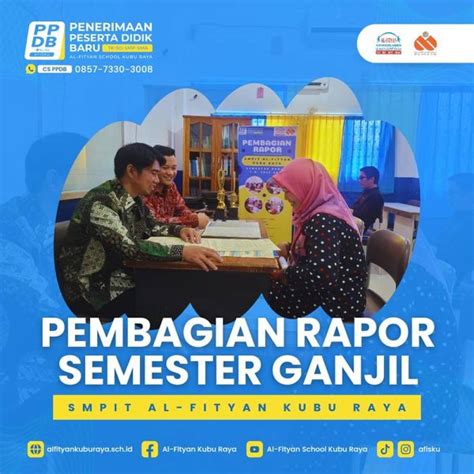 Pembagian Rapor Semester Ganjil Smpit Afisku Al Fityan Kubu Raya